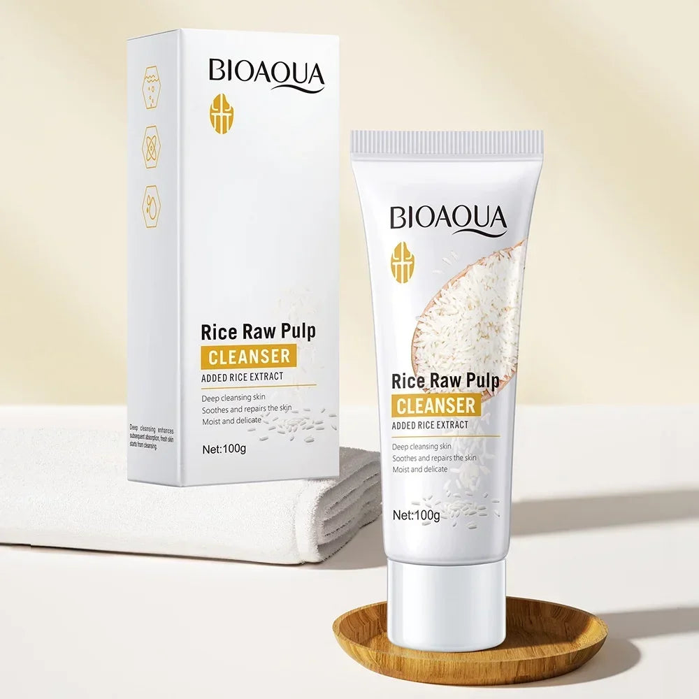 Rice Facial Cleanser – Deep Cleansing & Hydrating Wash
