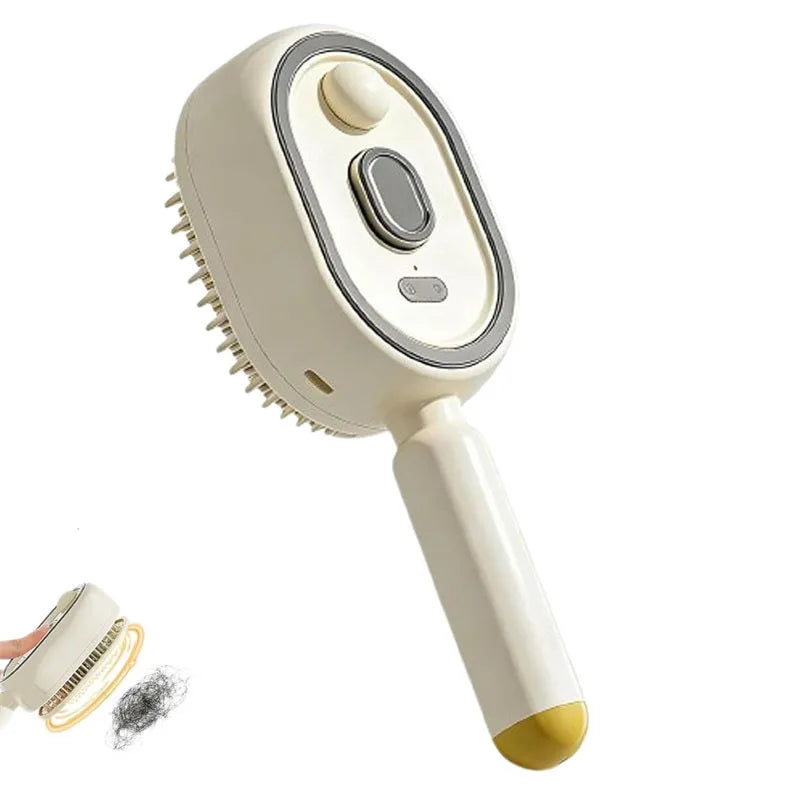 3-in-1 Scalp Massage Brush – Rechargeable Mist Hair Comb
