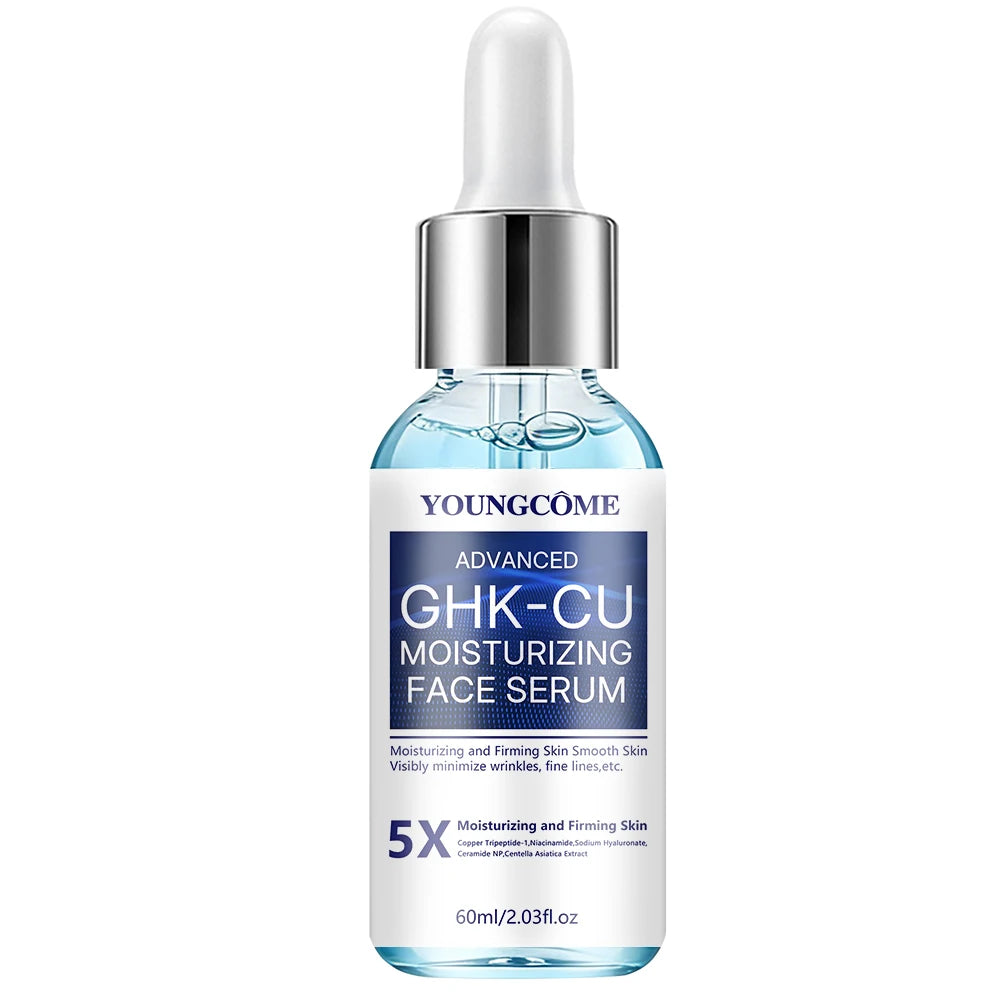 Creme e Sérum com Peptídeo de Cobre GHK-Cu – Duo Firmador e Hidratante.