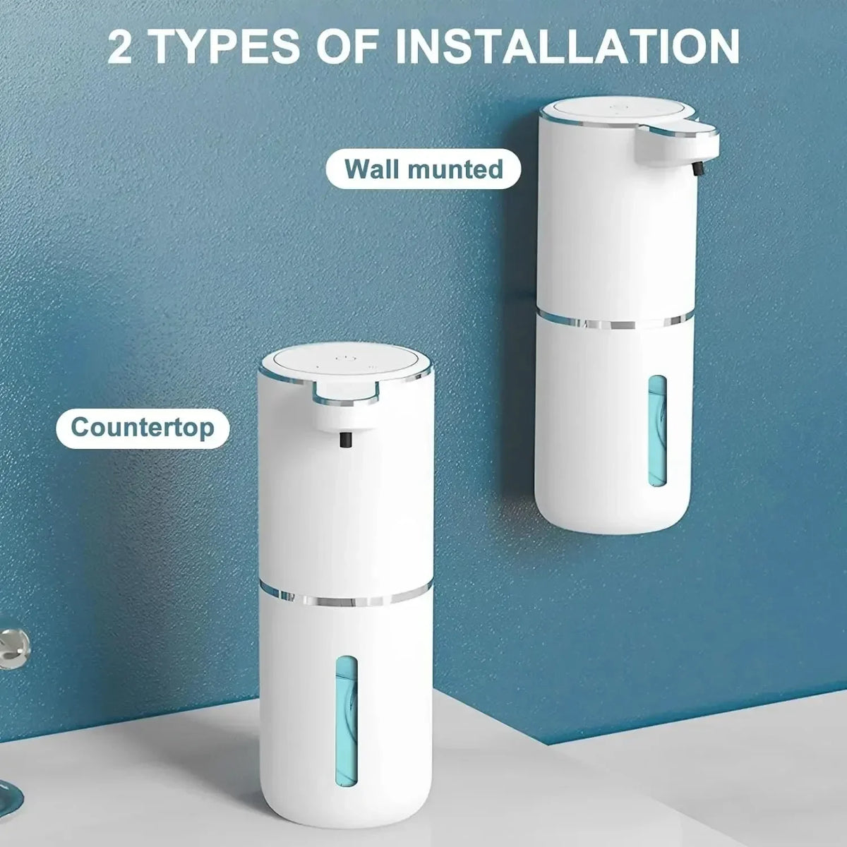 Touchless Foaming Soap Dispenser – Rechargeable 4-Level Design