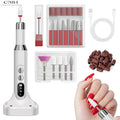 Cordless Electric Nail Drill – 12-Piece Manicure & Pedicure Tool
