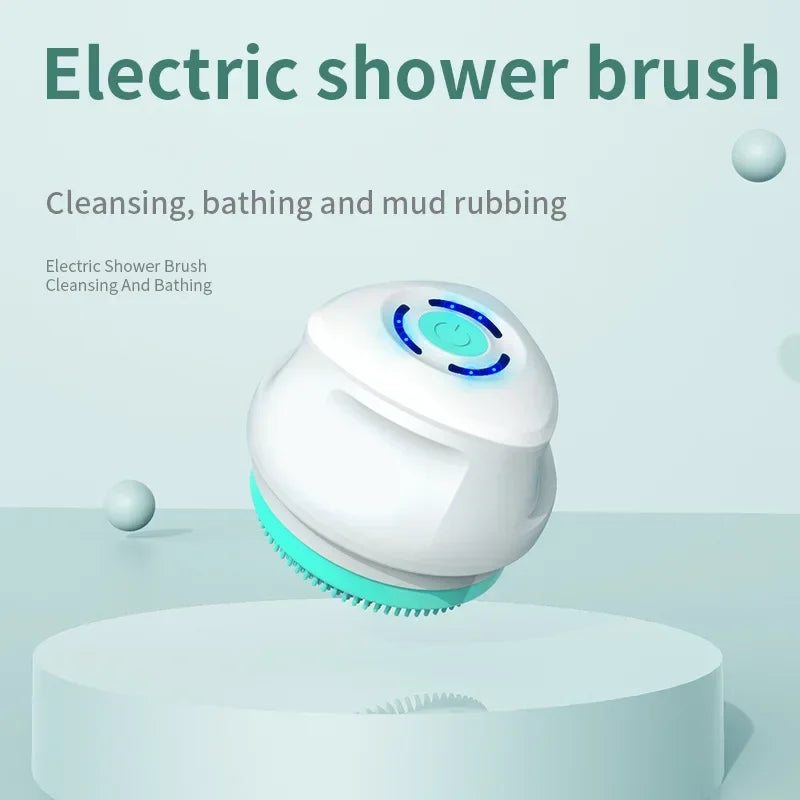 Electric Body Cleansing Brush – 5-in-1 Waterproof Shower Tool