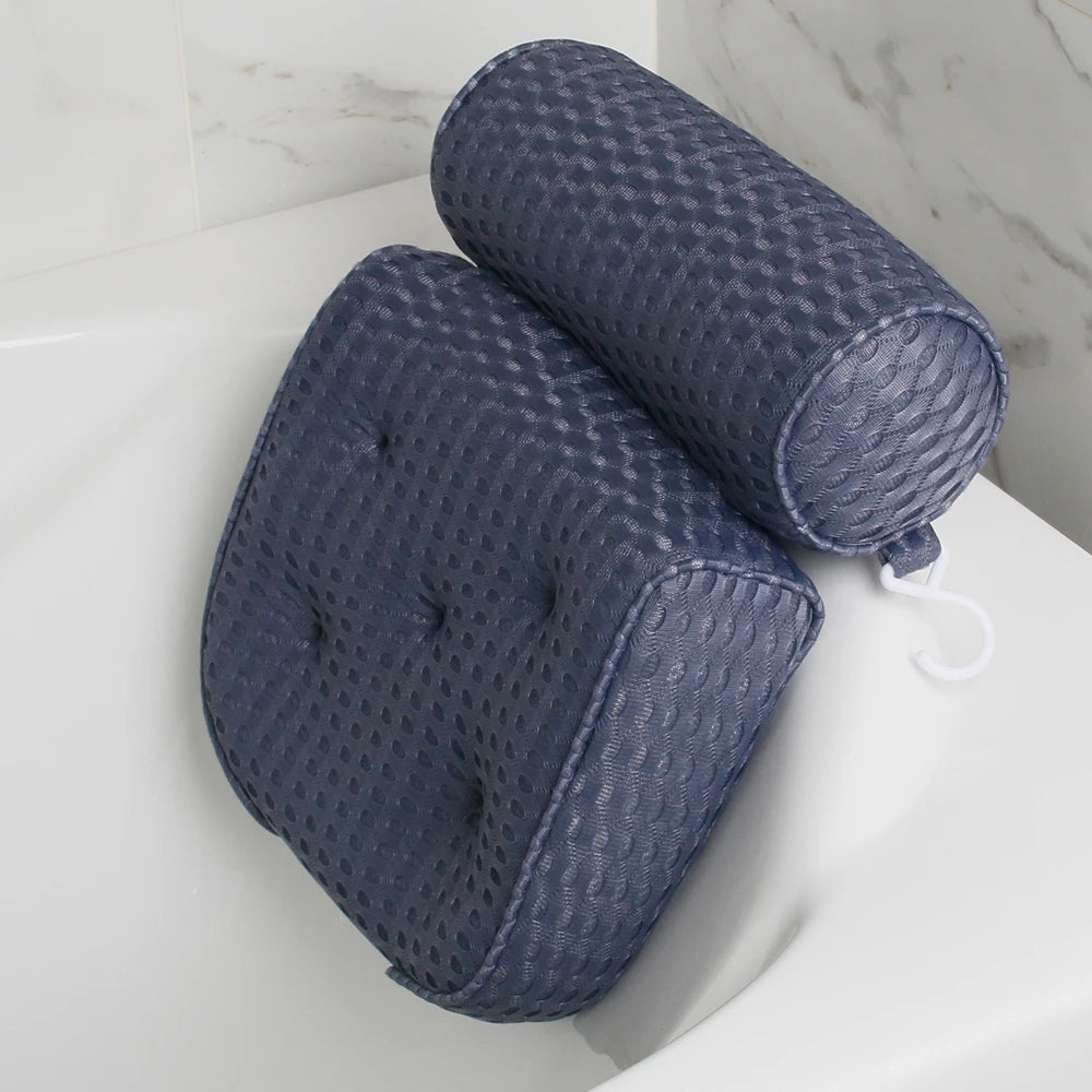 Luxury Bath Pillow – Ergonomic Neck & Back Support